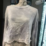 Wild Fable  size extra small tie dye Purple and white Long sleeves crop t… Photo 4