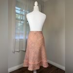 Gap Vintage ‘04 Pink Wool Blend Textured A-Line Knee Length Skirt Photo 6