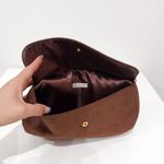 Victoria's Secret  Women's Brown Metallic Small Handbag Purse Photo 7