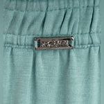 St. John blue buttery soft modern chic zip track suit jacket rhinestone detail L Photo 8