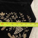 Eagle Eye Vintage 90s Holiday Evening Black Velvet Vest Womens Size Medium Photo 8