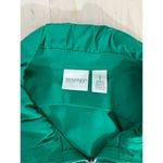 Chico's Zenergy  Stripe Jacket Size 1 Green full Zipper Stretch Pocket Outdoor Photo 7