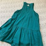 Urban Outfitters  Maisy High Neck Frock Swing Mini Dress Teal (XSmall) party Photo 5