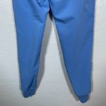 FIGS  Women XS Blue High Waisted Zamora Jogger Scrub Pants Pockets Drawstring Photo 4