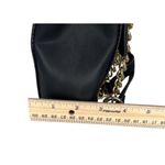 Nine West  Women’s Black beige snakeskin, faux leather handbag with Chain strap Photo 6