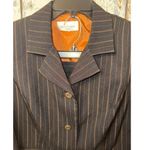 Two piece business suit, women’s 12 petite, jacket skirt Black Size L Photo 2