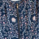Free People RUMA Blue Floral Tiered Mini Dress Women's Size 2 Viscose Short Photo 6