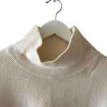 F. H. Clothing Off White Cotton Mock Neck Boxy Pullover Womens Sweater SZ L Size L Photo 1