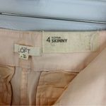 Loft NWT  Marissa Skinny Pale Pink Ankle Trouser Pants Size 4 Photo 6