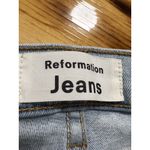 Reformation  High Rise Skinny Jean in Amalfi Wash Size 26 Party Preppy Designer‎ Photo 2