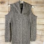 RDI  knit cold shoulder turtleneck chunky sweater dress Size Large Photo 1