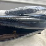 Rachel Zoe New Women’s Black Irim Faux Croc Crossbody Bag Photo 3