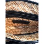 Tignanello Social Status Black Taupe Crossbody Bag Magnetic Snap Front Pocket Photo 5