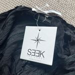 Anthropologie NWT LF SEEK THE LABEL BLACK OFF THE SHOULDER LACE OVERLAY CROP TOP Photo 5