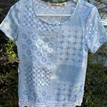 Patterned Shirt Blue Size XS Photo 0