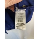 Healing Hands  Purple Label Yoga V-Neck Juliet Scrub Top XS Navy Blue Logo Photo 7