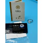 2 carat Moissanite Triangular Cut Ring with Moissanite Accents Size 7 Silver Photo 14