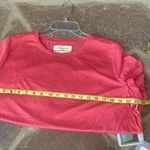 Revolve Purnell XL nwt coral pink red roll sleeve tee shirt crew neck soft Photo 4