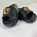 Versace NWB  Palazzo Medusa Slide Sandal Black Size 37EU 1009461 DGOM8 KVO41 Photo 12
