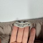 Francesca Bettini Dress Women M Tan 100% Linen Mini Tank Stretch Bust ART A879 Size M Photo 3