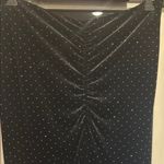 Elegant Black Skirt with Rhinestone Detailing Size XL Photo 2