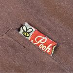 Disney Vintage Winnie the Pooh Piglet Bee Real Button Down Shirt Maroon Medium Photo 12