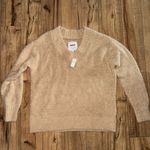 Aerie Tan boucle fuzzy oversized sweater Photo 0
