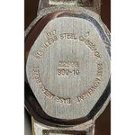 Oval Face Quartz Womens‎ Silver & Gold Tone Elegant Watch 22508 S60 Photo 12