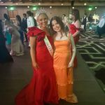 Show Me Your Mumu  Lady Corset Dress Cantaloupe Luxe Satin Photo 3