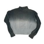 Anthropologie By Grey Sweater Marci Dip Dyed Cable Knit Ombré Boxy Size Small Photo 3