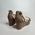 Dirty Laundry  DL Devin Platform Wedge Sandal in Dusty Taupe Photo 3