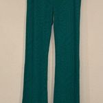 Betabrand 4 way stretch yoga dress pants classic boot cut M Tall leaf print Photo 3