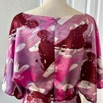 BCBGMAXAZRIA pink/purple /white dress size L Brand New Photo 6