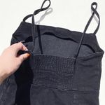 ZARA New With Tag Black Denim Sundress With Side Zipper Bodycon Dress Size SMALL Photo 9