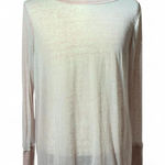 Susina Long Sleeve Tunic Top Relaxed Fit Pink Casual Everyday Layering Size L Photo 0