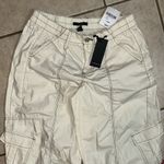 Forever 21 NWT  - Size Large - Stylish Cream Cargo Pants Photo 3
