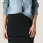 IRO  Black Textured Fabric Photo 0