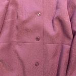 Nordstrom Lilac purple Floral pattern button dress coat💜 Photo 3