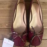 Liz Claiborne Memory Foam LC Flushing Wine Flat Shoe Photo 4