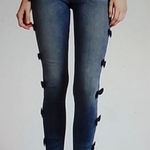 McGuire Denim  skinny jeans with bows 29 Photo 0
