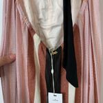 PilyQ Swim Papaya Faith Long Maxi Dress Womens XS Small Striped Pink Photo 7