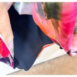 Kay Unger NWT  Watercolor Floral V-Neck Maxi A-Line Dress Multicolor Size 6 Photo 6