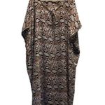 Nordstrom Rack Awesome Swimsuit Cover-Up White & Browns Snakeskin Print OSFM Photo 0