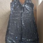 Sequin shiny NYE cocktail dress Size M Photo 6