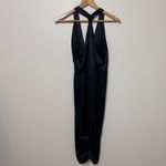 Alexander McQueen NEW  Silk Dress Black V Neck Rouche Wrap Midi NWT Photo 10