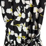 Diane Von Furstenberg  Beata Black Floral Print A-Line Short Sleeve Mini Dress XS Photo 10