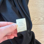 Cuyana  Drape Back Dress Black Pima Cotton Modal Tank Sleeveless Midi Size XS Photo 10