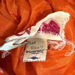 Vtg 60s Mod Go Go Shift Dress Orange Psychedelic Side Slit Gale Mitchell READ SZ Size XS Photo 7