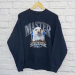 Vintage Bald Eagle Master of the Hunt Sweatshirt Size L Photo 0