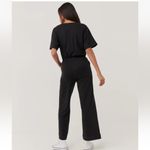 Pact  Revive Deep-V Black Jumpsuit Size Medium Photo 1